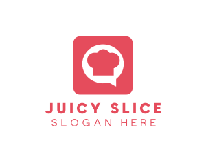 Chef Restaurant Chat logo design