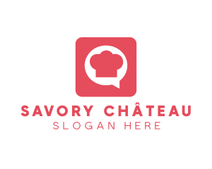 Chef Restaurant Chat logo design