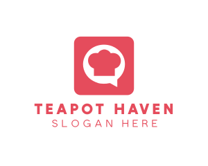 Chef Restaurant Chat logo design