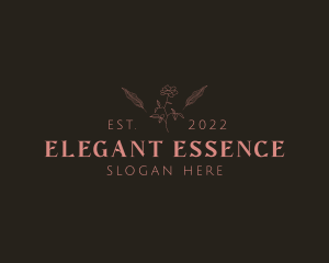 Floral Beauty Elegant logo design