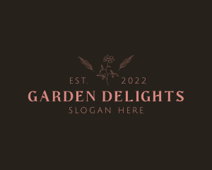 Floral Beauty Elegant logo design