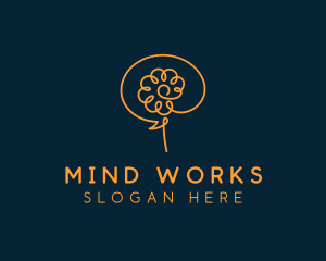 Psychiatrist Brain Therapy logo design