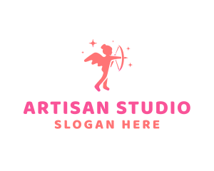 Female Cupid Boutique logo design