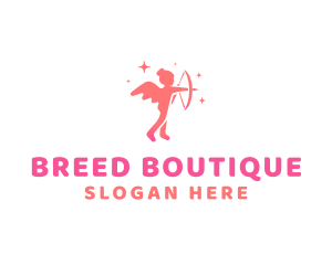 Female Cupid Boutique logo design