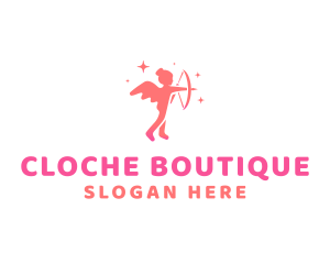 Female Cupid Boutique logo design