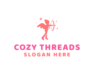 Female Cupid Boutique logo design