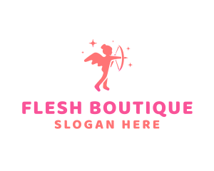 Female Cupid Boutique logo design