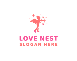 Female Cupid Boutique logo design