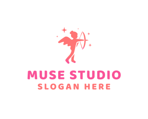 Female Cupid Boutique logo design