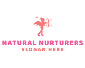 Female Cupid Boutique logo design