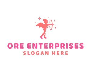 Female Cupid Boutique logo design