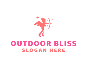 Female Cupid Boutique logo design