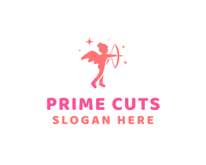 Female Cupid Boutique logo design