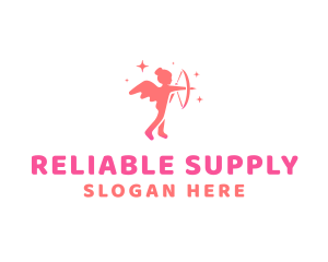 Female Cupid Boutique logo design