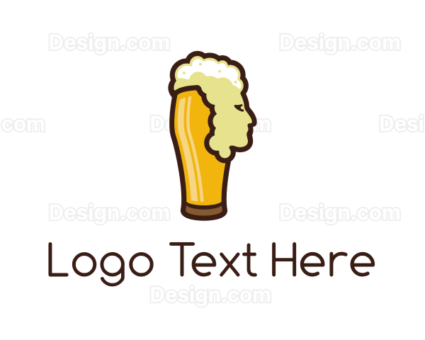 Beer Foam Head Logo