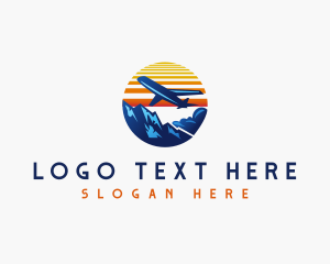 Airplane Travel Vacation logo