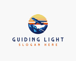 Airplane Travel Vacation logo design