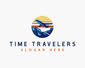 Airplane Travel Vacation logo design