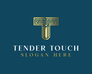 Elegant Boutique Letter T logo design