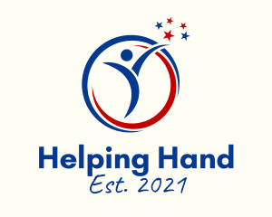 Patriotic Humanitarian Organization logo design