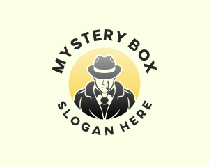 Mysterious Male Investigator logo design