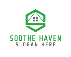 Hexagon House S logo design