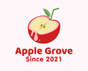 Natural Apple Juice  logo design