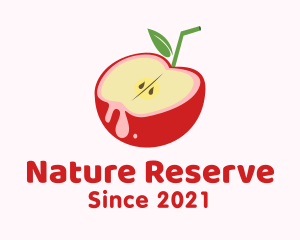 Natural Apple Juice  logo design