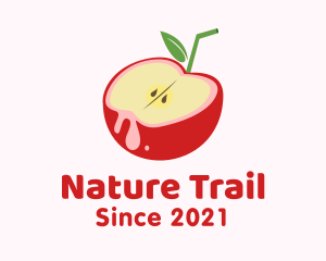 Natural Apple Juice  logo design