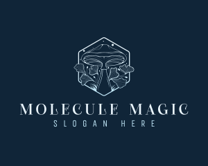 Magical Floral Mushroom logo design