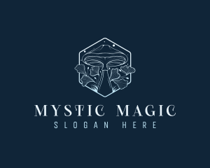 Magical Floral Mushroom logo design