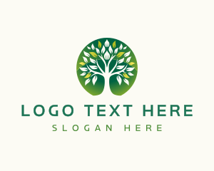 Tree Leaves Plant logo