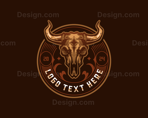 Bull Skull Farm Logo