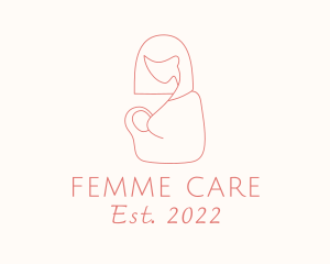 Newborn Mom Breastfeeding  logo