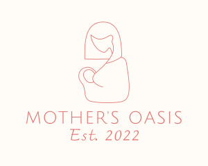 Newborn Mom Breastfeeding  logo