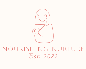 Newborn Mom Breastfeeding  logo