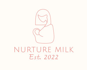 Newborn Mom Breastfeeding  logo