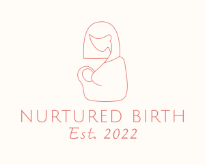 Newborn Mom Breastfeeding  logo