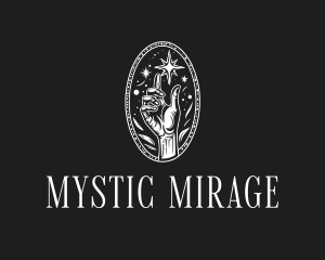 Mystical Cosmic Hand logo design