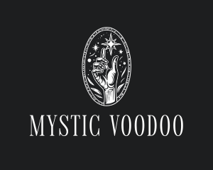 Mystical Cosmic Hand logo design