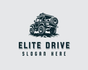 Offroad Jeep Driving logo design