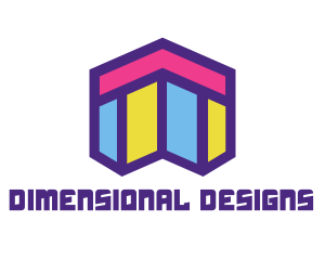 Abstract Mosaic Style Home logo design