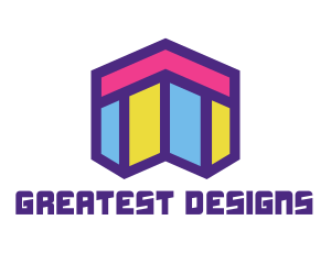 Abstract Mosaic Style Home logo design