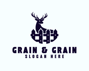 Deer Wooden Picket logo