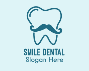 Mustache Dental Clinic  logo design