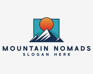 Sunset Mountain Summit logo design