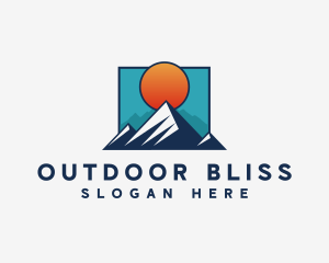 Sunset Mountain Summit logo design