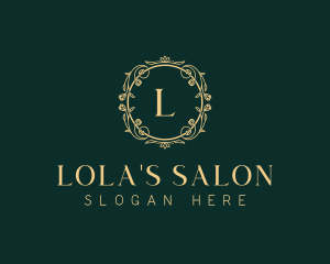 Floral Luxury Boutique Hotel logo design