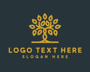 Golden Tree Leaves logo