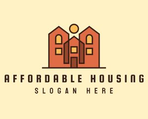 Geometric Town House  logo design